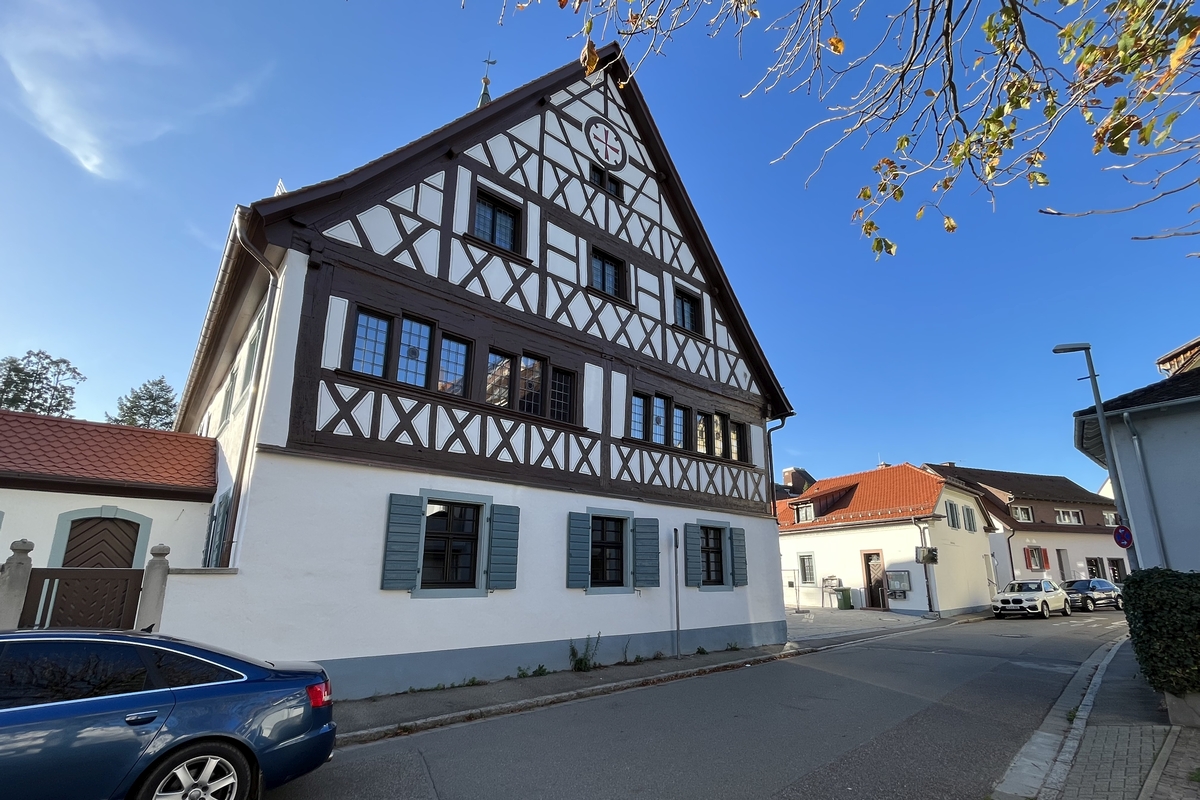 Saniertes Fachwerkhaus