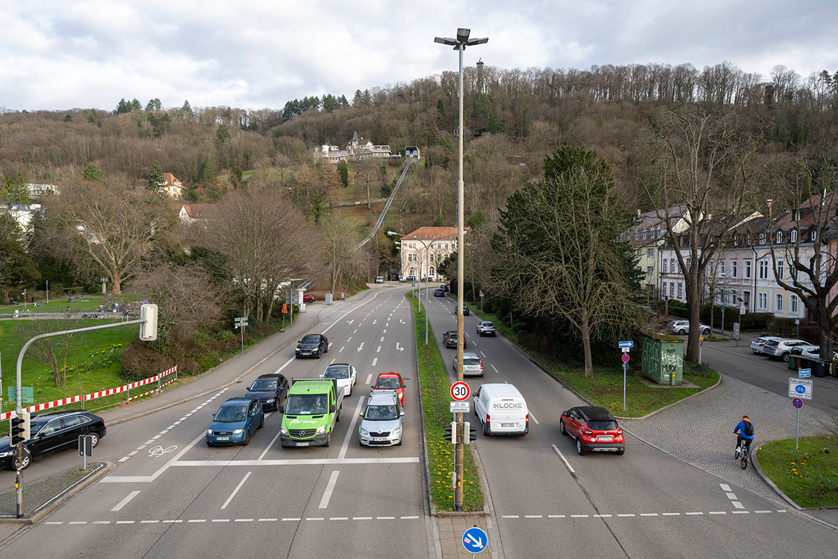 Kreuzung am Stadtgarten
